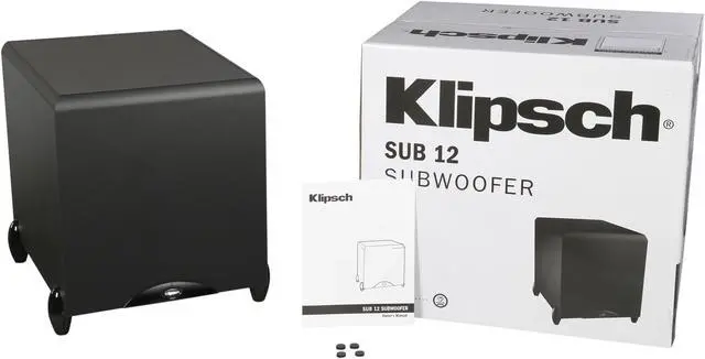 Alt view image 5 of 5 - Klipsch Sub-12HG Synergy Series 12-Inch 300-Watt Subwoofer with High Gloss Trim (Black)