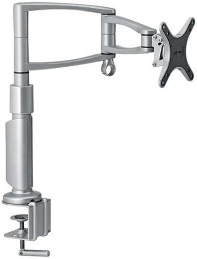 Main image of OmniMount WS3 Silver 13" - 26" Double-Arm Desktop Monitor Mount
