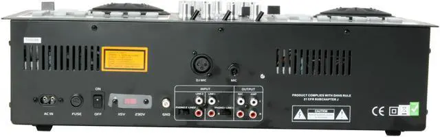 Alt view image 5 of 11 - GEM SOUND CDM-150 Dual CD Player with Mixer