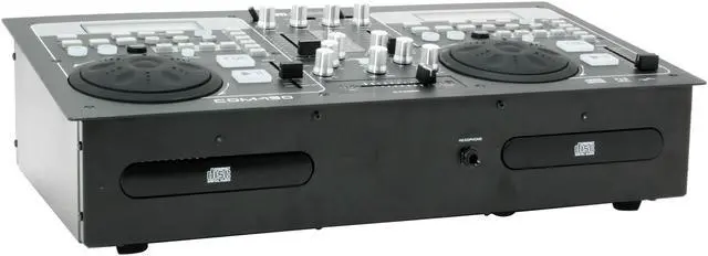 Alt view image 8 of 11 - GEM SOUND CDM-150 Dual CD Player with Mixer