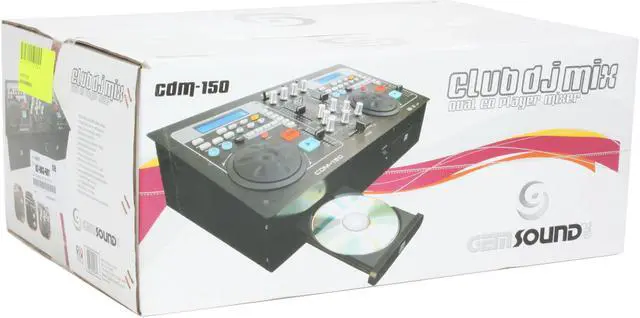 Alt view image 11 of 11 - GEM SOUND CDM-150 Dual CD Player with Mixer