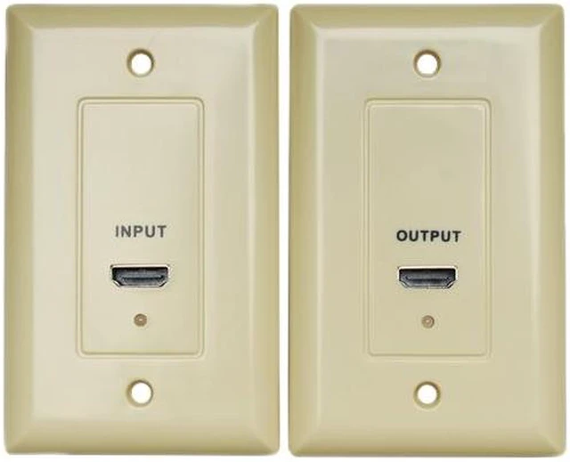 Main image of Gefen WPHDMI132CAT5I CAT5 Wall Plate Extender for HDMI 1.3 (Ivory)
