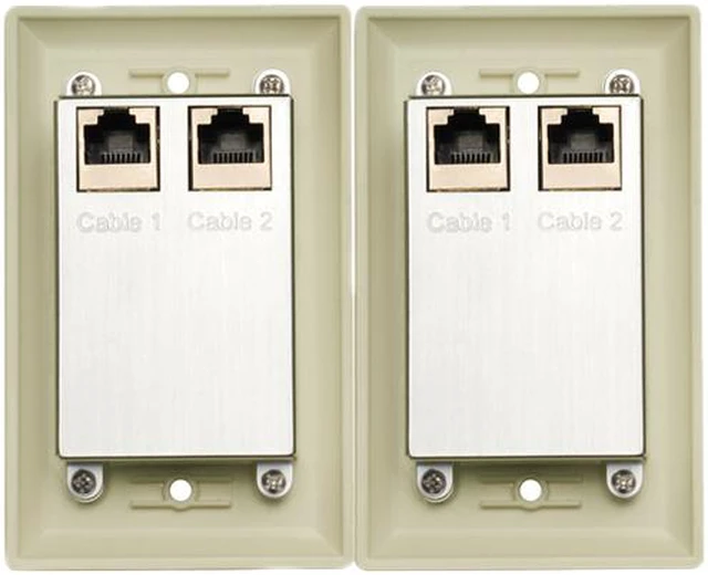 Alt view image 2 of 2 - Gefen WPHDMI132CAT5I CAT5 Wall Plate Extender for HDMI 1.3 (Ivory)