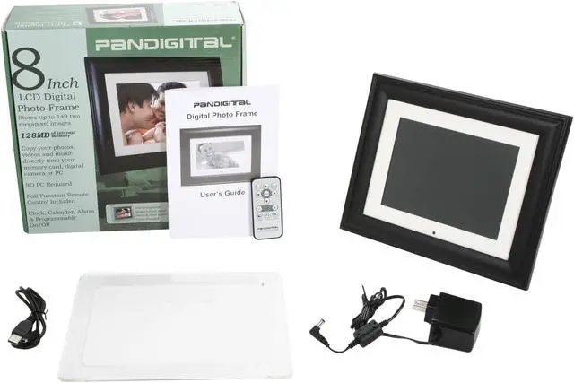 Alt view image 9 of 9 - PANDIGITAL PAN80-2 8" 800 x 600 Digital Picture Frame