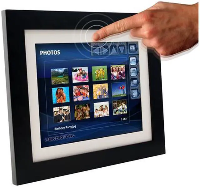 Alt view image 2 of 2 - PANDIGITAL PAN1002W02T 10.4" 1024 x 768 PanTouch Digital Photo Frame