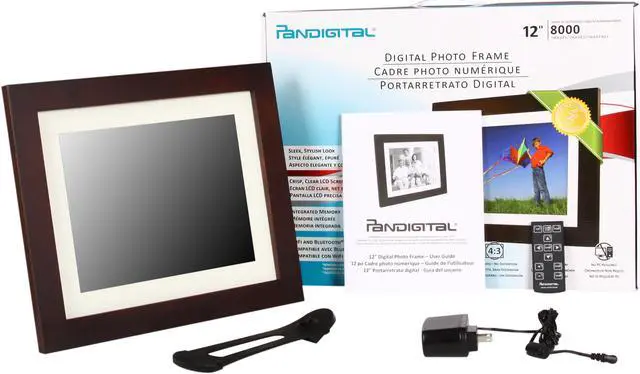 Alt view image 9 of 9 - PANDIGITAL PAN1202 12" 800 x 600 LED-Backlit Digital Photo Frame