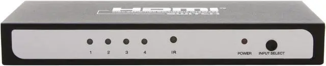 Alt view image 5 of 9 - FuchiComm HS-V3A0-A 4 Port HDMI v1.3 Switch w/ Gold Plated Port & IR Remote