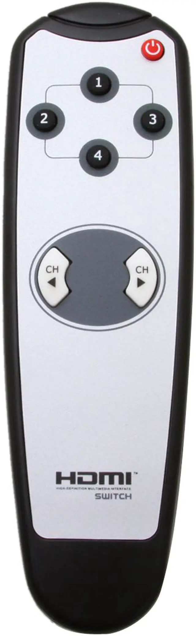 Alt view image 6 of 9 - FuchiComm HS-V3A0-A 4 Port HDMI v1.3 Switch w/ Gold Plated Port & IR Remote