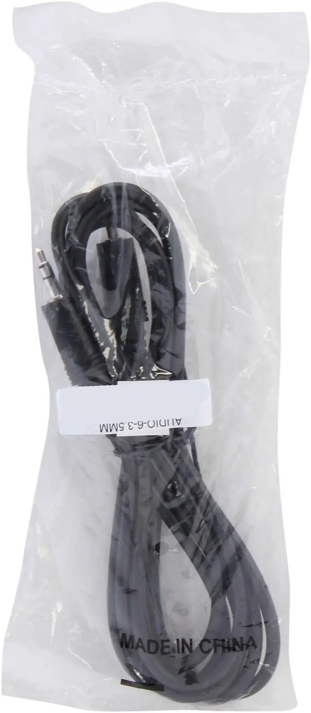Alt view image 3 of 3 - Link Depot AUDIO-6-3.5MM 6 ft. 3.5MM STEREO PLUG/PLUG Male to Male