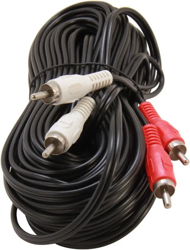 Alt view image 2 of 3 - Link Depot RCA2-50-MM 50 ft. 2 RCA Plug/2 RCA Plug