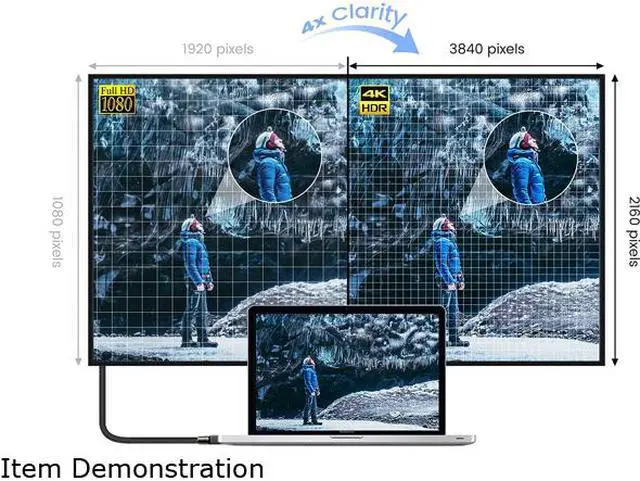 Alt view image 10 of 11 - Omni Gear DP-10-HDMI 10 ft. Black DisplayPort to HDMI Cable