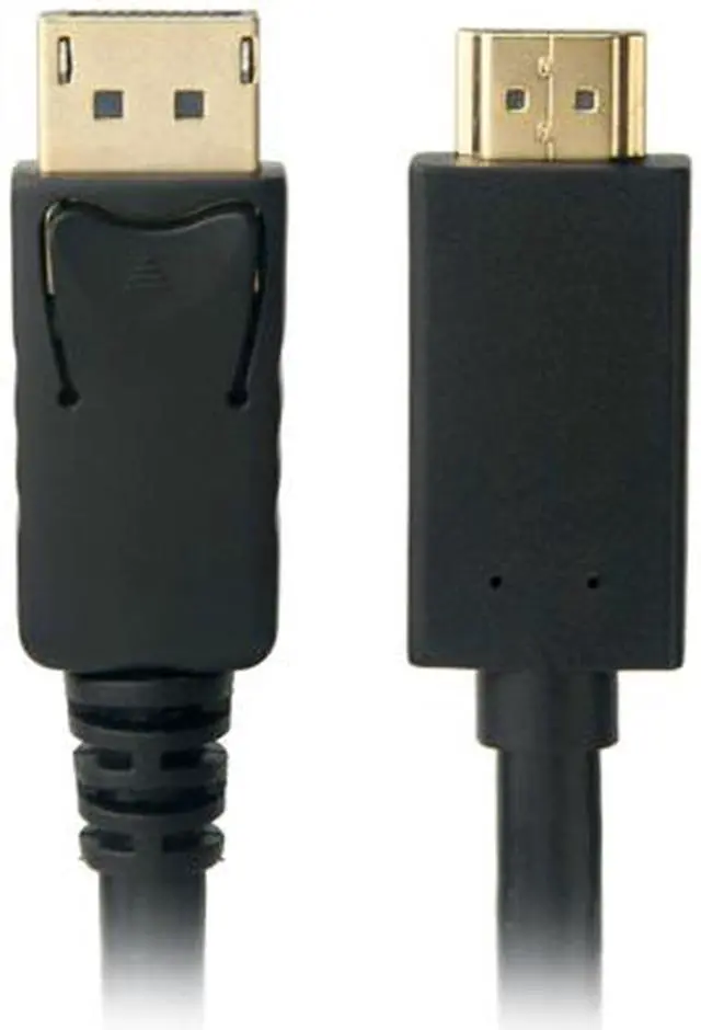 Alt view image 2 of 11 - Omni Gear DP-10-HDMI 10 ft. Black DisplayPort to HDMI Cable