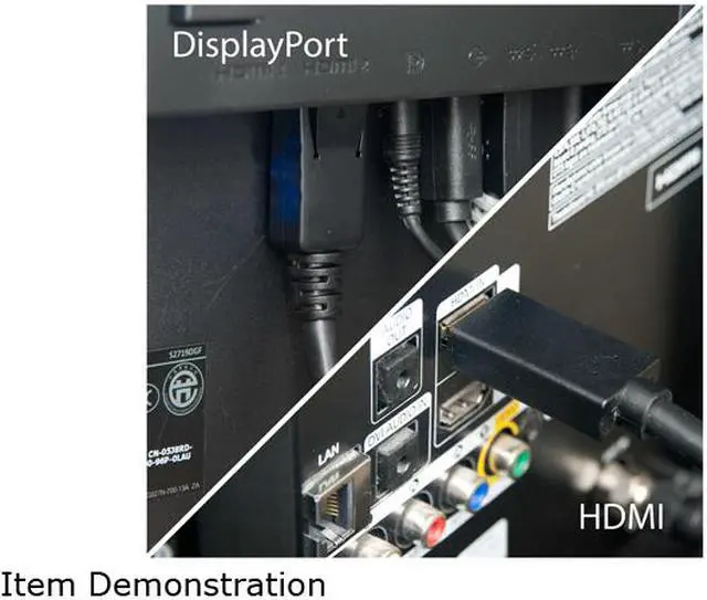 Alt view image 9 of 11 - Omni Gear DP-10-HDMI 10 ft. Black DisplayPort to HDMI Cable