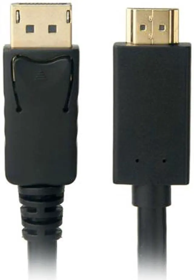 Alt view image 2 of 11 - Omni Gear DP-15-HDMI 15 ft. Black DisplayPort to HDMI Cable Male to Male