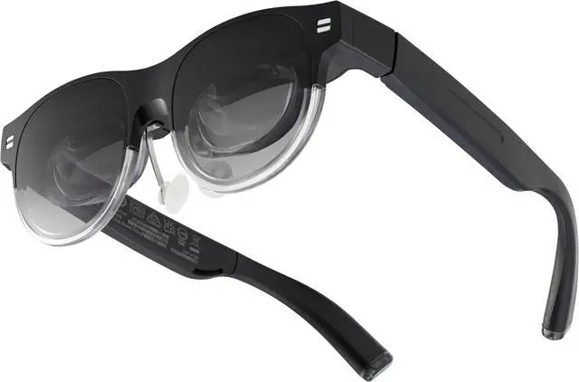 Main image of ASUS AirVision M1 Smart AR Glasses - 100" Micro-OLED Wearable Display, 1100 nits, Multi-Screen, Speakers, USB-C, Magnetic Shade, Designed for ROG Ally/Steam Deck/PC/iPhone 16/15/Android/Mac/Tablet