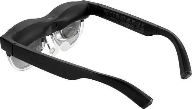 Alt view image 2 of 12 - ASUS AirVision M1 Smart AR Glasses - 100" Micro-OLED Wearable Display, 1100 nits, Multi-Screen, Speakers, USB-C, Magnetic Shade, Designed for ROG Ally/Steam Deck/PC/iPhone 16/15/Android/Mac/Tablet