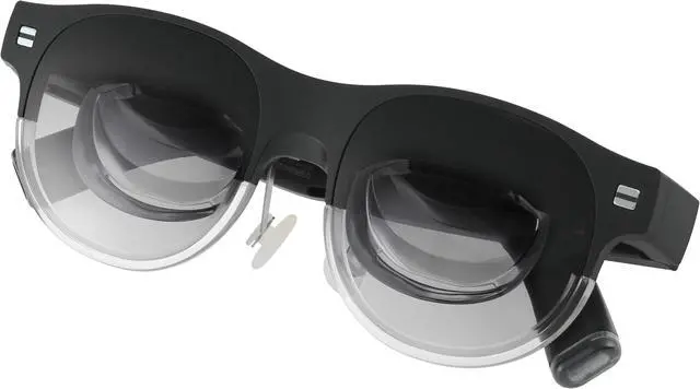 Alt view image 6 of 12 - ASUS AirVision M1 Smart AR Glasses - 100" Micro-OLED Wearable Display, 1100 nits, Multi-Screen, Speakers, USB-C, Magnetic Shade, Designed for ROG Ally/Steam Deck/PC/iPhone 16/15/Android/Mac/Tablet