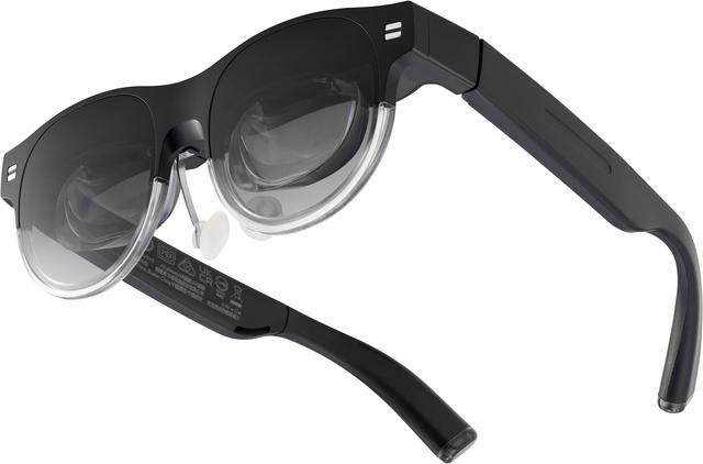 Alt view image 3 of 12 - ASUS AirVision M1 Smart AR Glasses - 100" Micro-OLED Wearable Display, 1100 nits, Multi-Screen, Speakers, USB-C, Magnetic Shade, Designed for ROG Ally/Steam Deck/PC/iPhone 16/15/Android/Mac/Tablet