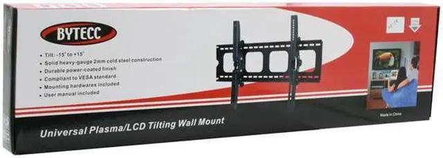 Alt view image 8 of 8 - BYTECC INC BT-4270-BK 42"-70" Tilt TV wall mount LED & LCD HDTV up to VESA 600x400 max load 220 lbs Compatible with Samsung, Vizio, Sony, Panasonic, LG and Toshiba TV