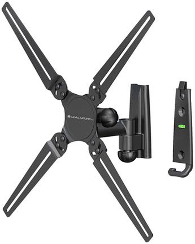 Main image of Level Mount AISOA 10"-32" Full Motion TV Wall Mount LED & LCD HDTV up to VESA 400x400 max load 50 lbs, Compatible with Samsung, Vizio, Sony,Panasonic,LG and Toshiba TV