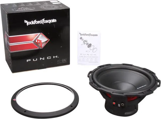 Alt view image 4 of 4 - Rockford Fosgate P1S4-12 12" 500W Car Subwoofer
