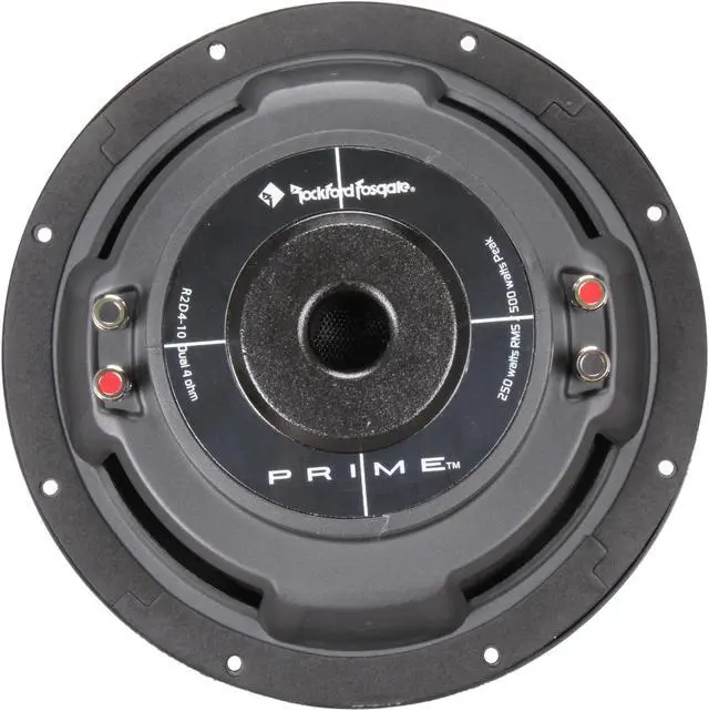 Alt view image 3 of 5 - Rockford Fosgate 10 Inch Prime Dual 500 Watt Car Audio Power Subwoofer R2D4-10
