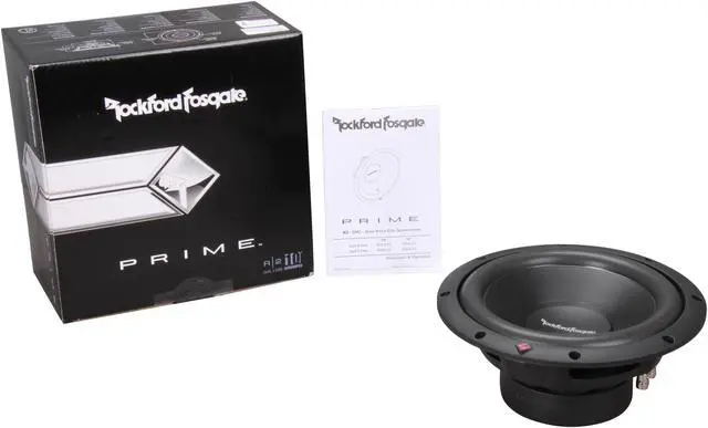 Alt view image 5 of 5 - Rockford Fosgate 10 Inch Prime Dual 500 Watt Car Audio Power Subwoofer R2D4-10