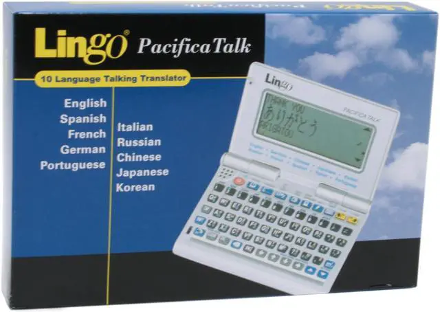 Alt view image 11 of 11 - Lingo TR-2203 Pacifica Talk Talking Translator