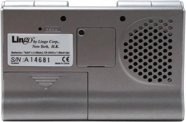 Alt view image 9 of 11 - Lingo TR-2203 Pacifica Talk Talking Translator