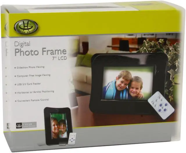 Alt view image 10 of 10 - GEAR HEAD 7DPF200 7" 7" 480 x 234 Digital Photo Frame