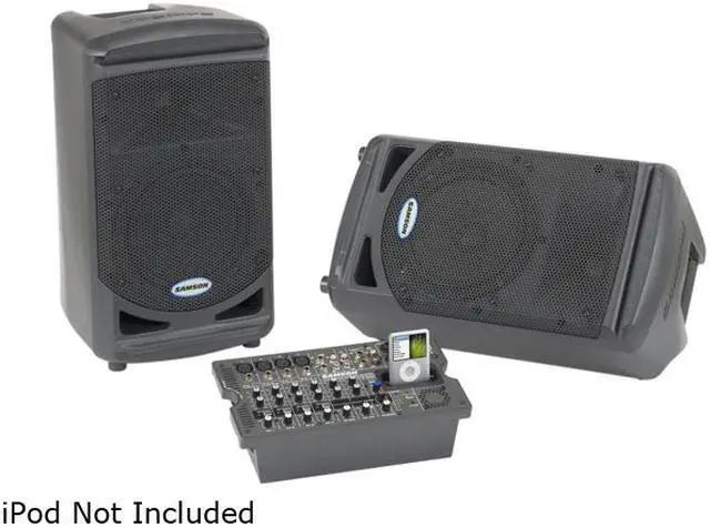 Alt view image 2 of 2 - Samson XP308i Portable PA System - 300 Watts, 8 Channels