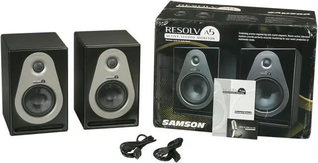 Alt view image 5 of 5 - Samson Resolv A5 Active Studio Reference Monitors