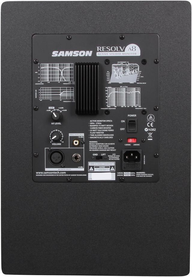 Alt view image 4 of 5 - Samson Active Studio Reference Monitors