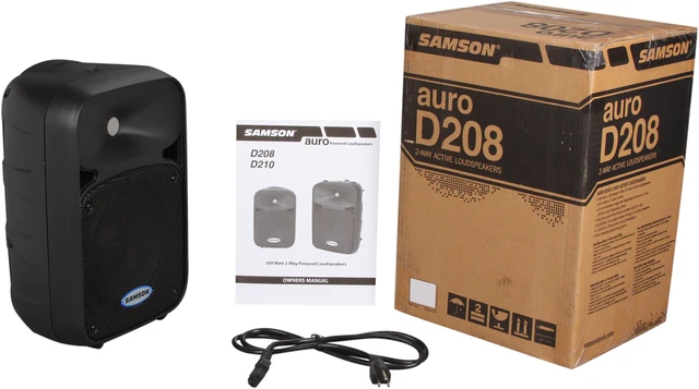 Samson Auro D208 2-Way Active Loudspeakers - Newegg.com