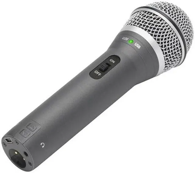 Alt view image 3 of 6 - Samson Q2U Dynamic USB Microphone with Accessories