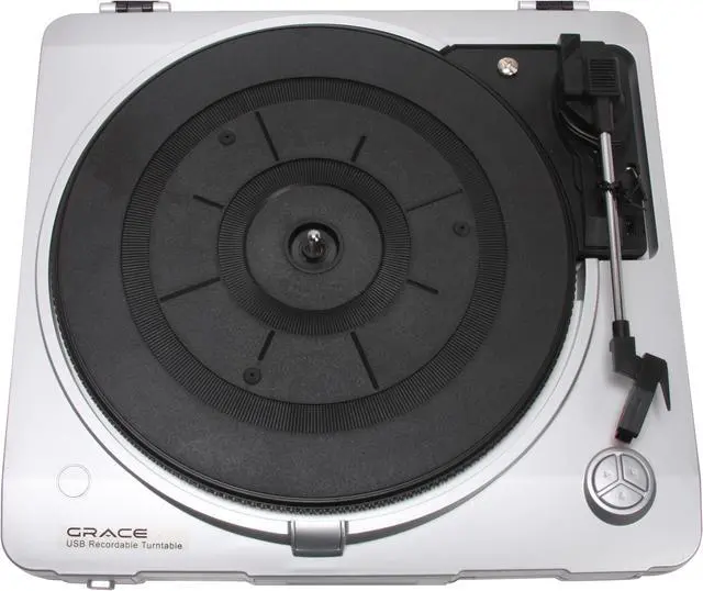 Alt view image 4 of 10 - Grace AVPUSB01S Digital USB-PC Recordable Turntable