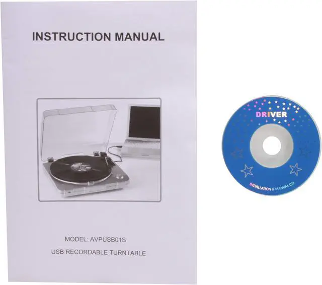 Alt view image 9 of 10 - Grace AVPUSB01S Digital USB-PC Recordable Turntable