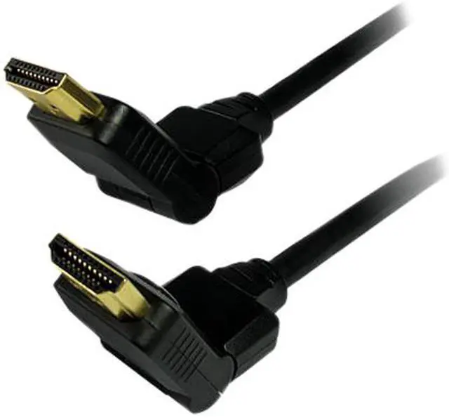 Main image of Comprehensive HD-HD-6EST/SW 6 ft. Black Connector Type 1: HDMI Male 180 deg Swivel Connector Connector Type 2: HDMI Male 180 deg Swivel Connector High Speed Swivel HDMI® Cable Male to Male