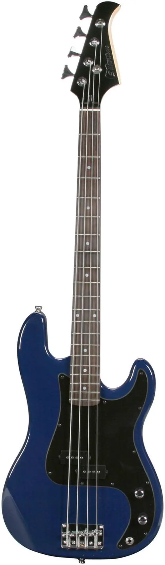 Alt view image 2 of 7 - Silvertone SSLB11 PK Electric Bass Guitar Package, Cobalt Blue
