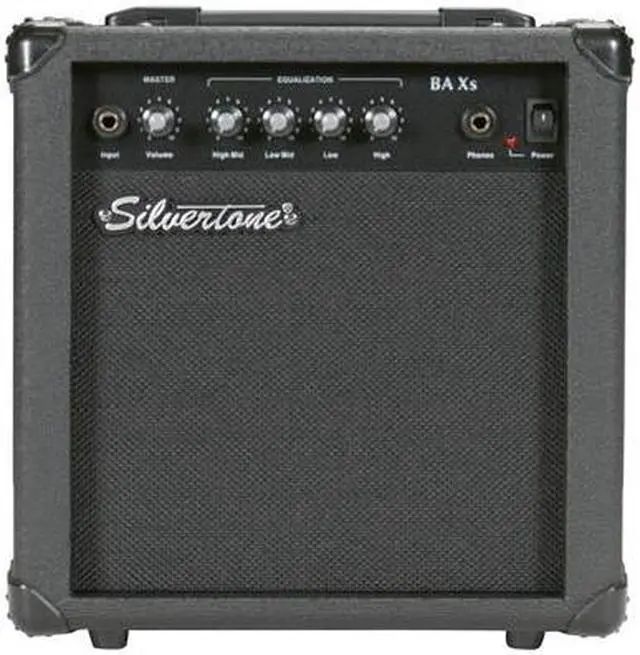 Alt view image 5 of 7 - Silvertone SSLB11 PK Electric Bass Guitar Package, Cobalt Blue