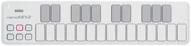Alt view image 2 of 2 - Korg Slim Line USB Keyboard Controller (White)