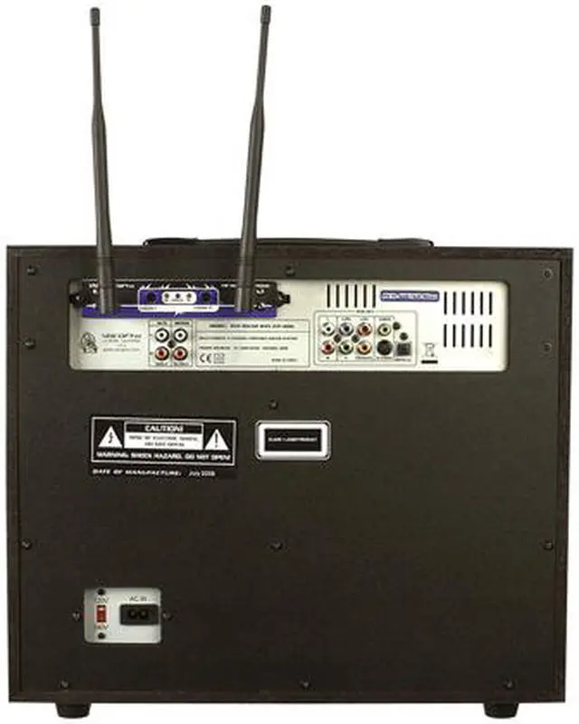 Alt view image 2 of 3 - VocoPro DVD-SOUNDMAN Multi-Format 4-Channel Portable Sound System