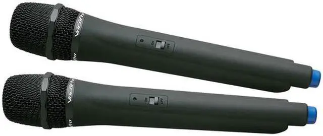Alt view image 3 of 4 - VocoPro UHF-3200 UHF-Dual Channel Wireless Microphone System