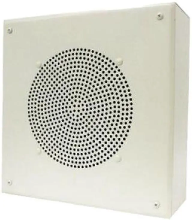 Alt view image 2 of 2 - Valcom Square Grille Amplified Ceiling Speaker