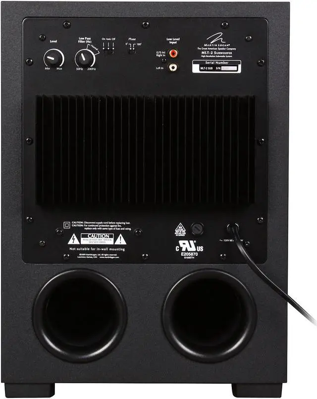 Alt view image 15 of 16 - MartinLogan MLT-2 5.1 CH Premium Home Theater Speaker System Black System