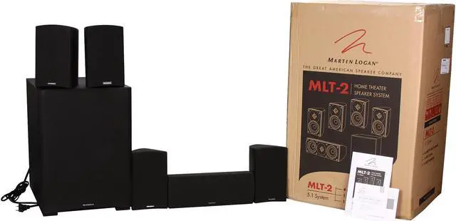 Alt view image 16 of 16 - MartinLogan MLT-2 5.1 CH Premium Home Theater Speaker System Black System