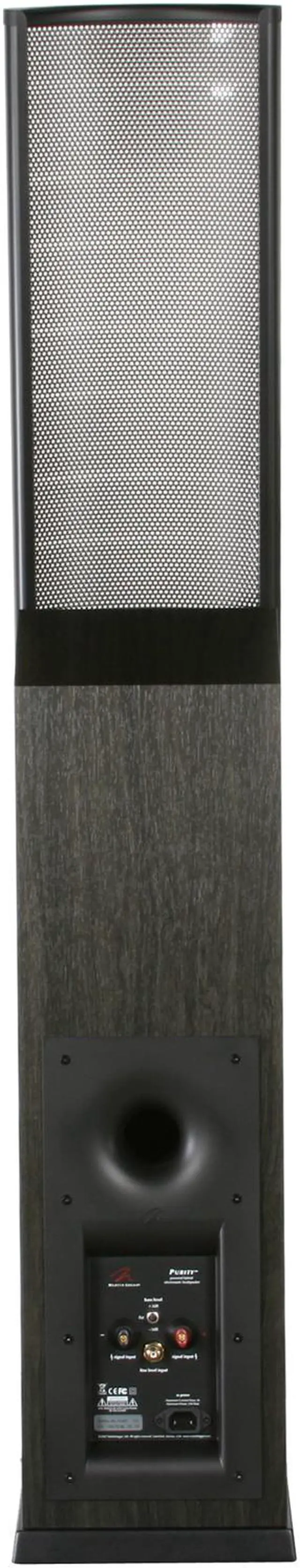 Alt view image 4 of 5 - MartinLogan ESL Series Purity Black Fully Powered Hybrid Electrostatic Loudspeaker Single