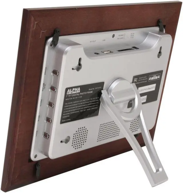Alt view image 2 of 8 - Alpha Digital SW7A-E01 7" 7" Digital Photo Frame