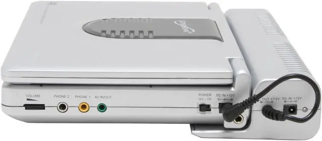 Alt view image 7 of 9 - SuperSonic SC-299TDVD 7" Portable DVD Player with TV Tuner