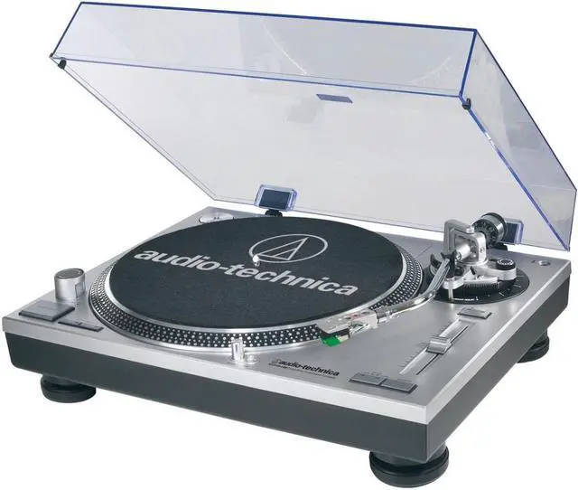 Alt view image 2 of 2 - Audio-Technica AT-LP120USB Direct Drive Professional DJ Turntable with USB Output, Silver